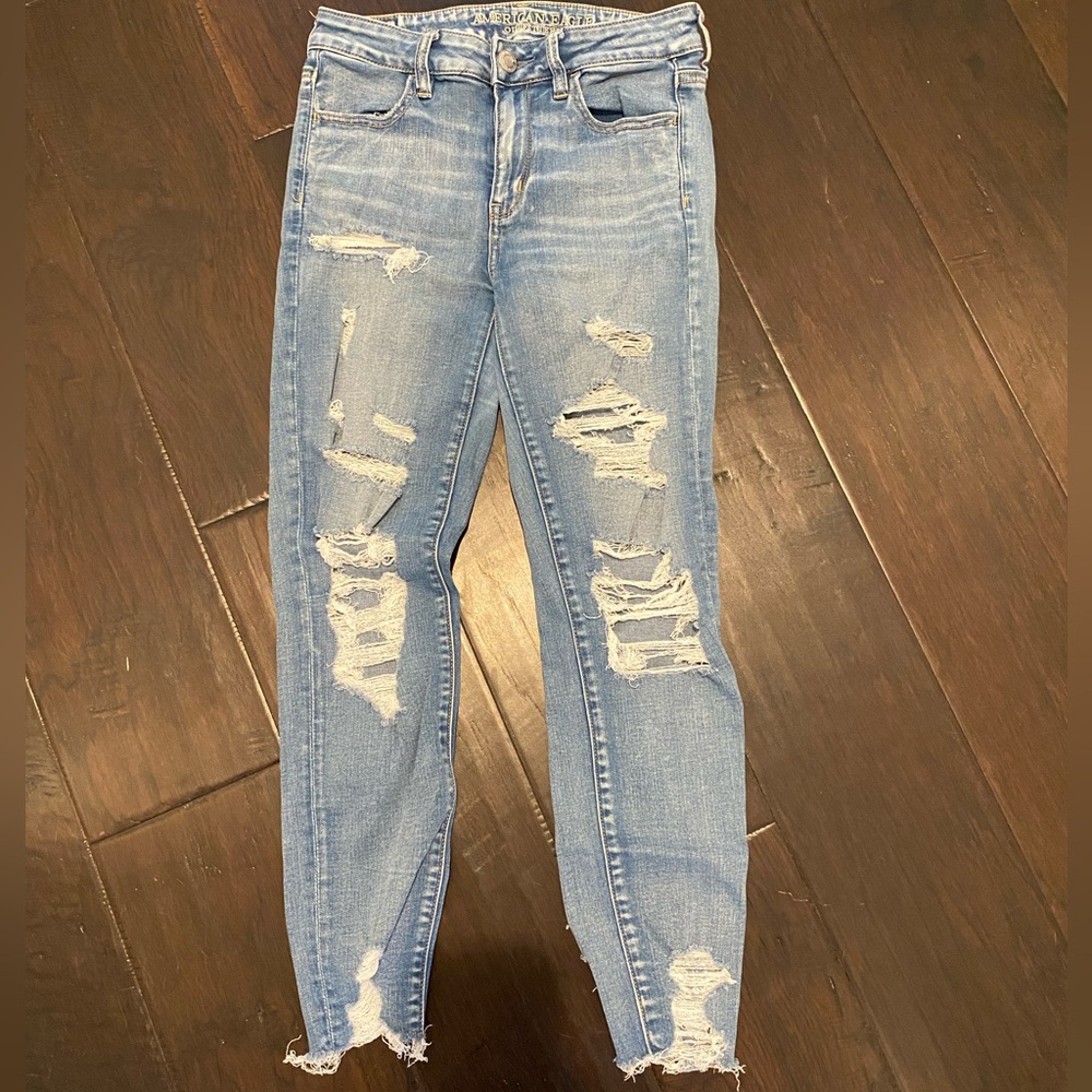 American Eagle Super Stretch X Jeans Size: 4 short